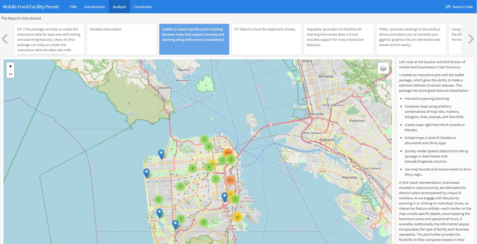 Mobile Food Facility Permit GIS Interactive Dashboard